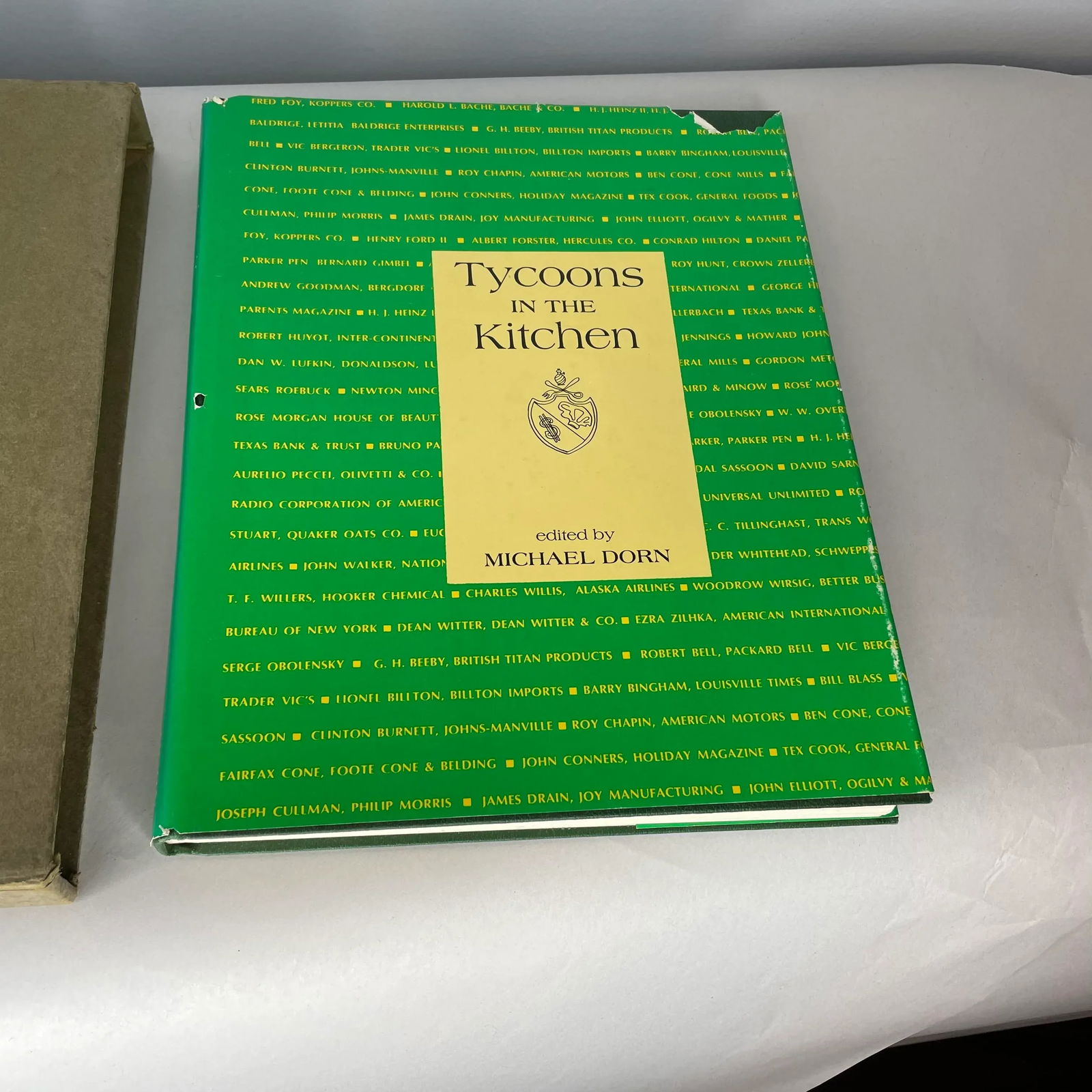 1968 "Tycoons in the Kitchen" by Michael Dorn First Edition Cookbook - 3