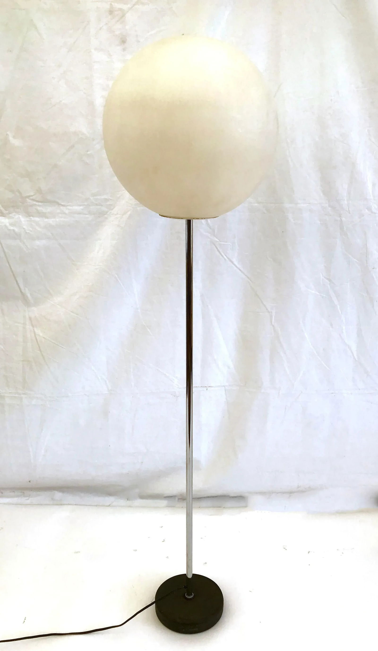 Mid Century Modern Vintage Neal Small for Sonneman Lollipop Globe Floor Lamp - 7