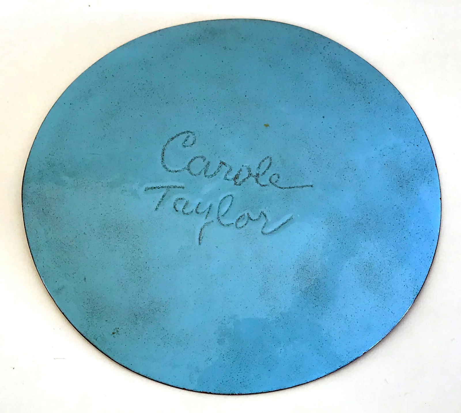 Vintage Enamel on Copper Peacock Dish / Catchall - 7