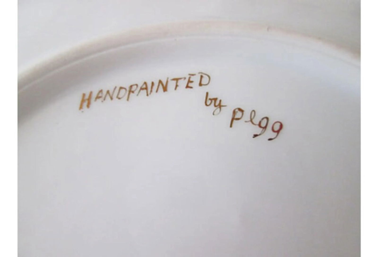 Mid-Century Blush Rose Spray Vanity Dish - 5