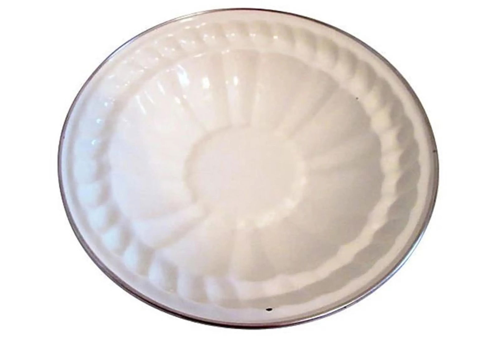 Vintage Glazed Enamel Fruit Design Mold - 4