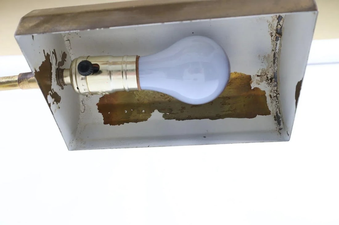 Vintage 70s Mid Century Modern Adjustable Pharmacy Reading Floor Lamp Light - 7