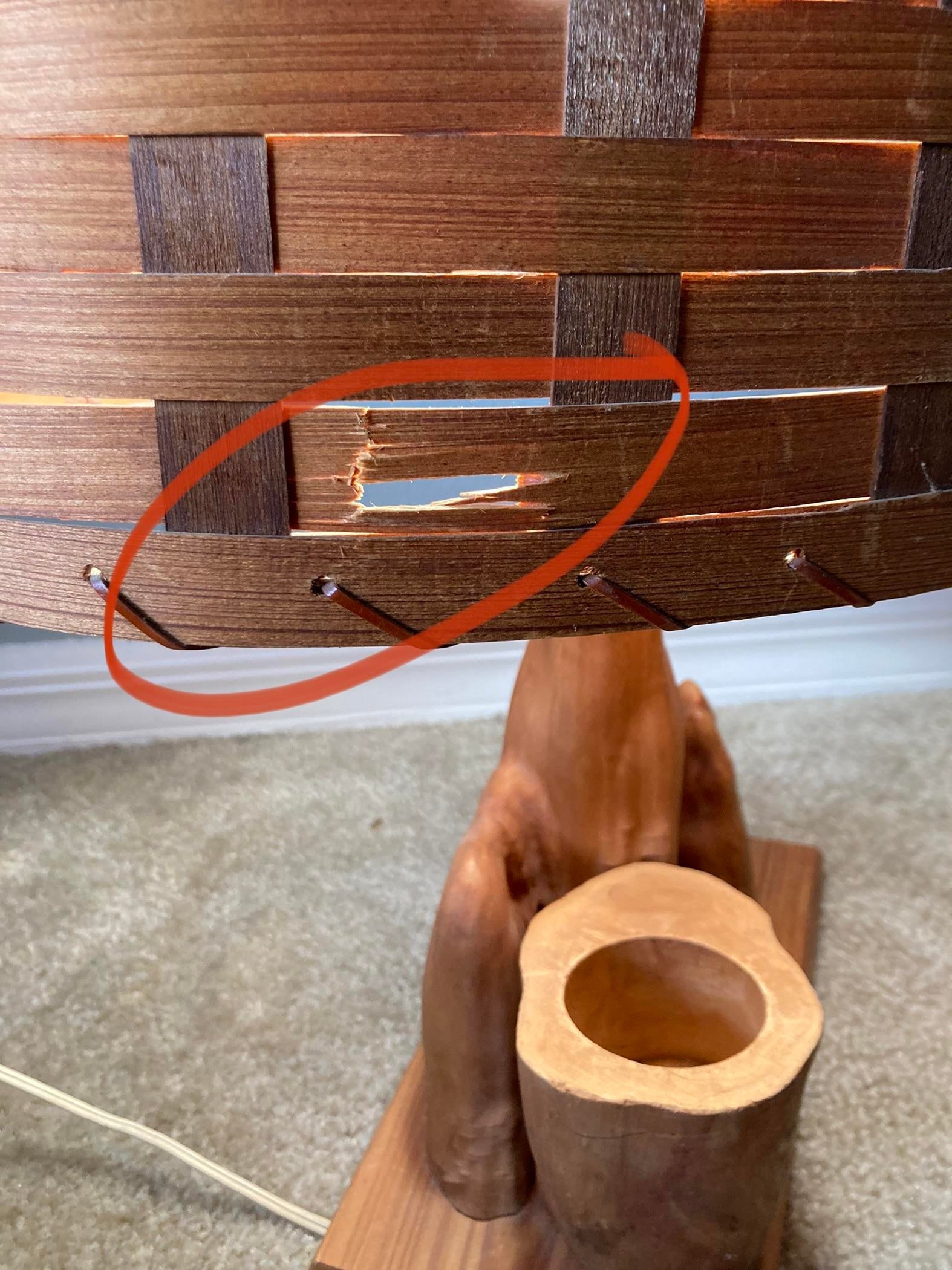 1950s Cypress Knees Lamp - 7