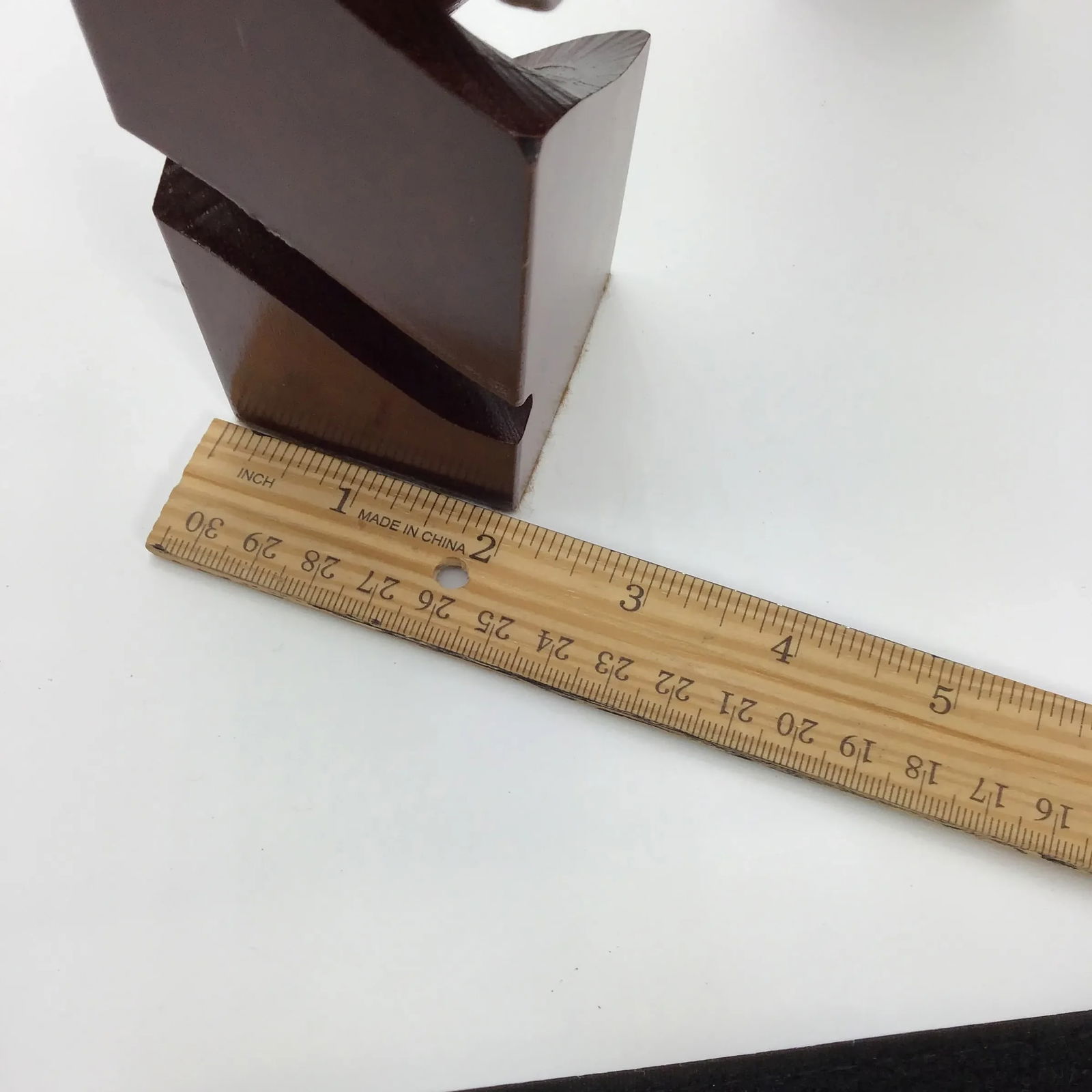 Candle Holders Mid Century Modern Vintage Wood Hand Carved Abstract Design MCM 1950s Mahogany Contem - 8