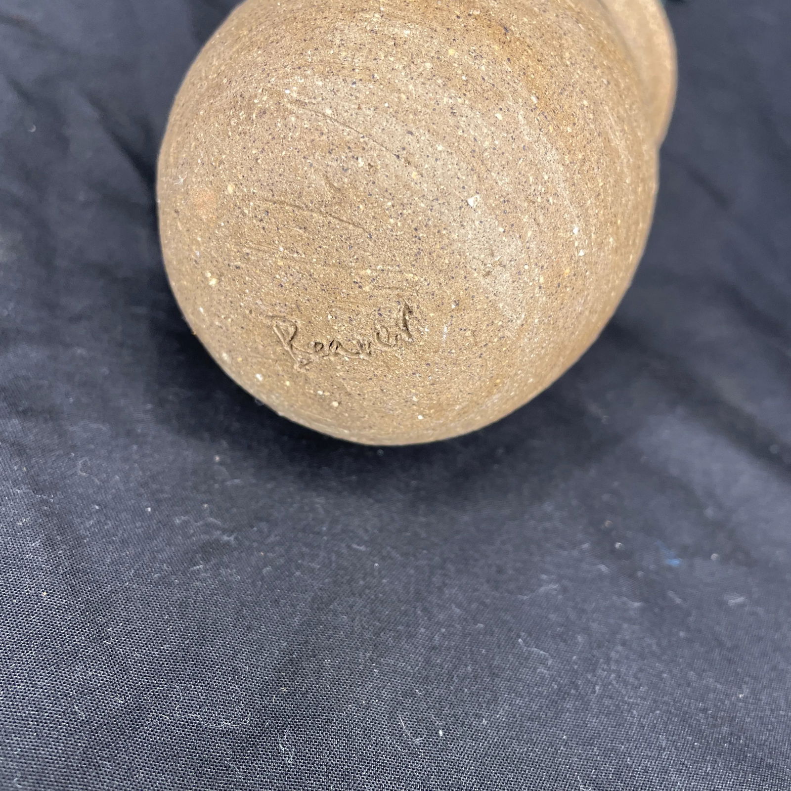 Mid Century Hand Thrown Ceramic Hanging Planter - 5