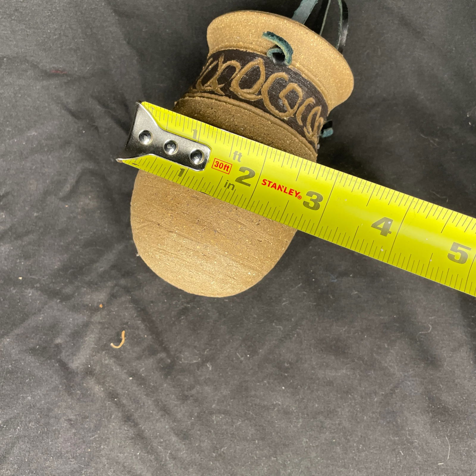 Mid Century Hand Thrown Ceramic Hanging Planter - 9