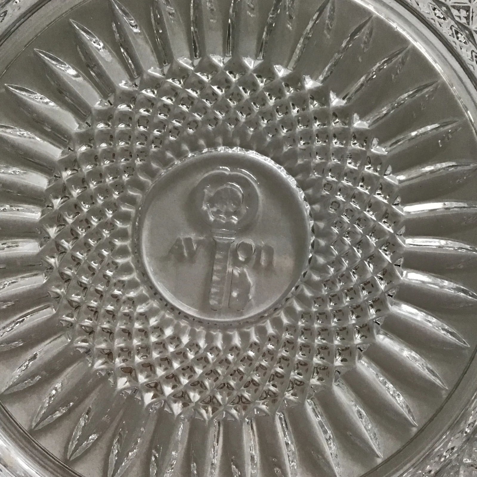 Fostoria Glass Crystal Plates 1978 Fostoria Stratton Pattern Crystal Plates - Set of 5 - 3