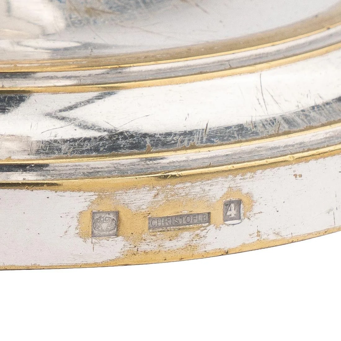 Charles X Silvered Brass Baluster Form Candlestick by Christofle, 1830 - 7