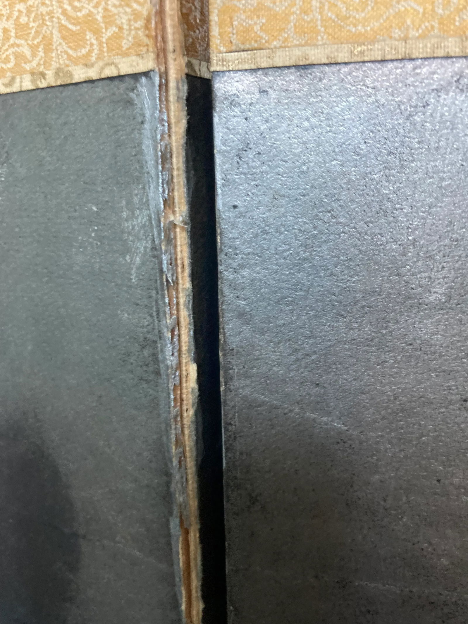 Japanese Meiji Era 18th Century Four Panel ByÅbu With Male and Female Pheasants, Mountains, - 10