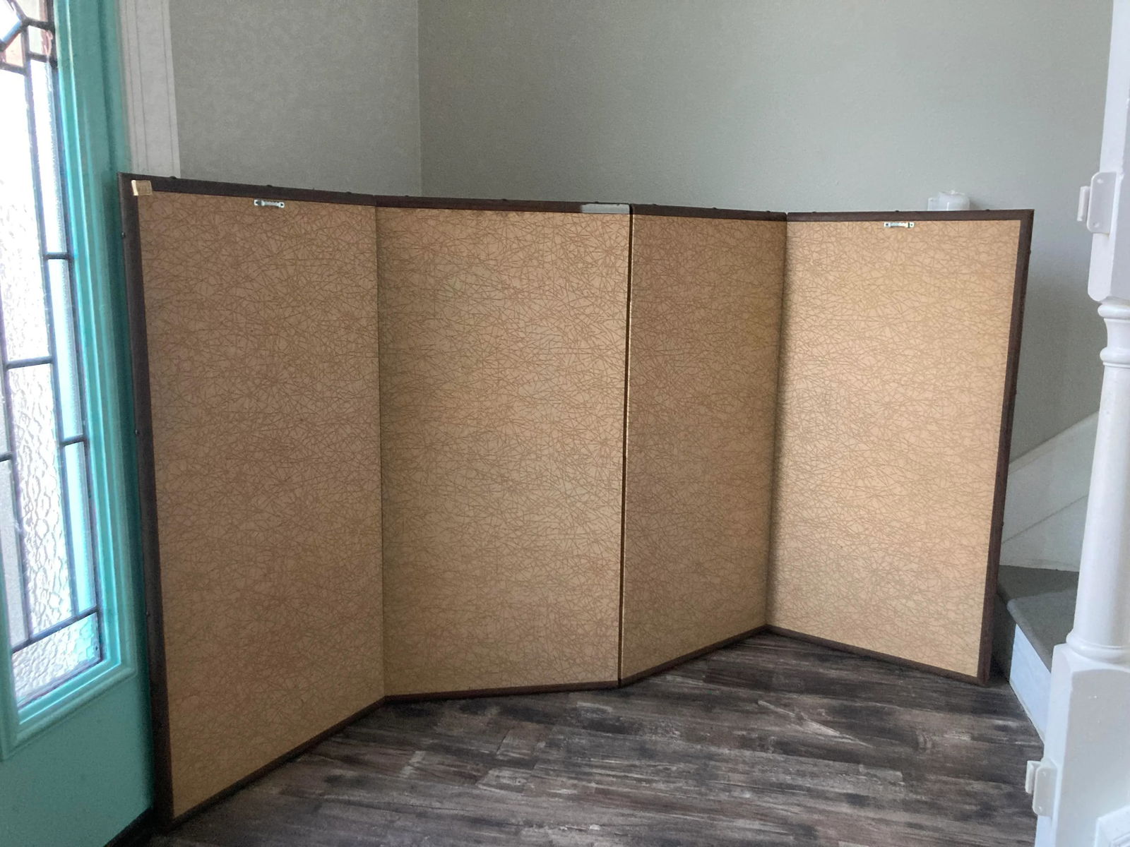 Japanese Meiji Era 18th Century Four Panel ByÅbu With Male and Female Pheasants, Mountains, - 8