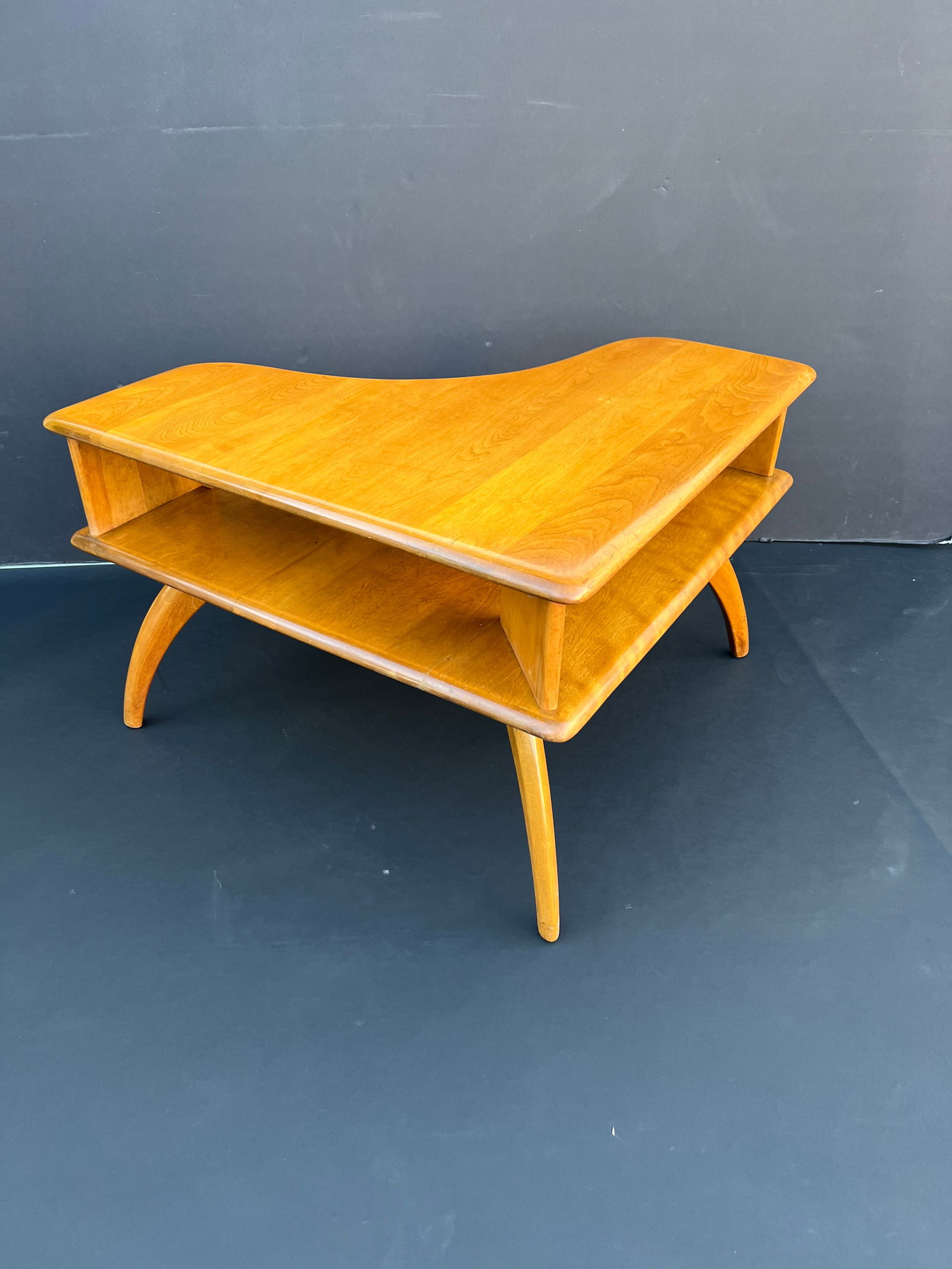 1970s Vintage Heywood Wakefield Side/Corner Table -Pair - 10