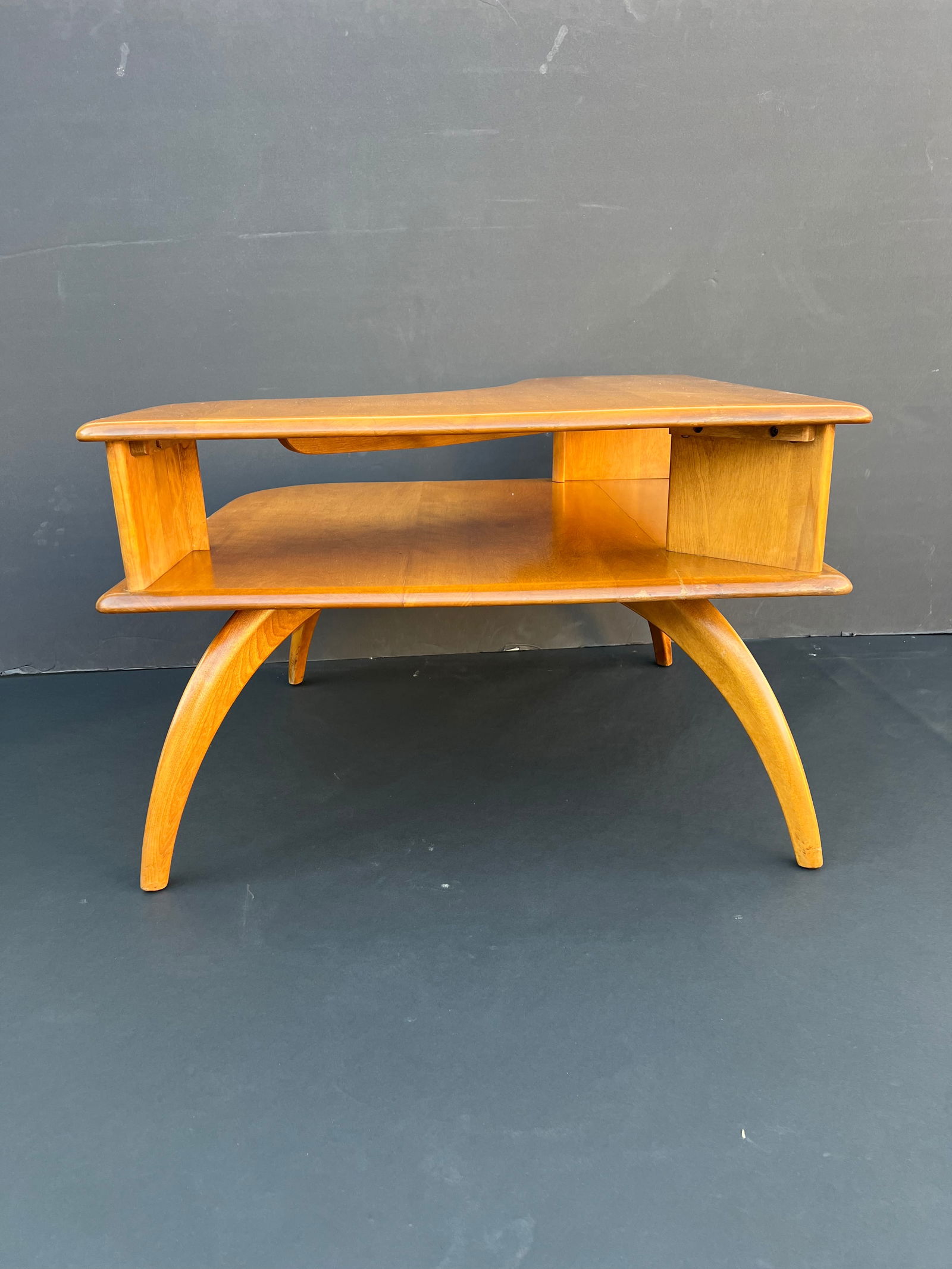 1970s Vintage Heywood Wakefield Side/Corner Table -Pair - 3