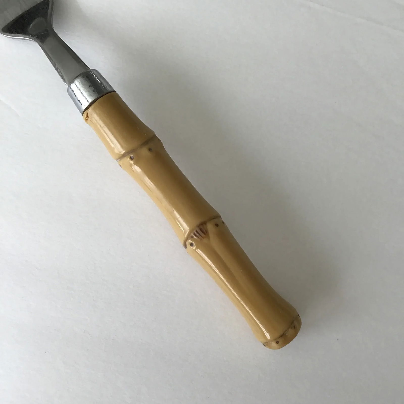 Bamboo Vintage Tableware Bamboo Handle Stainless Flatware Set of 16 Pieces - 8