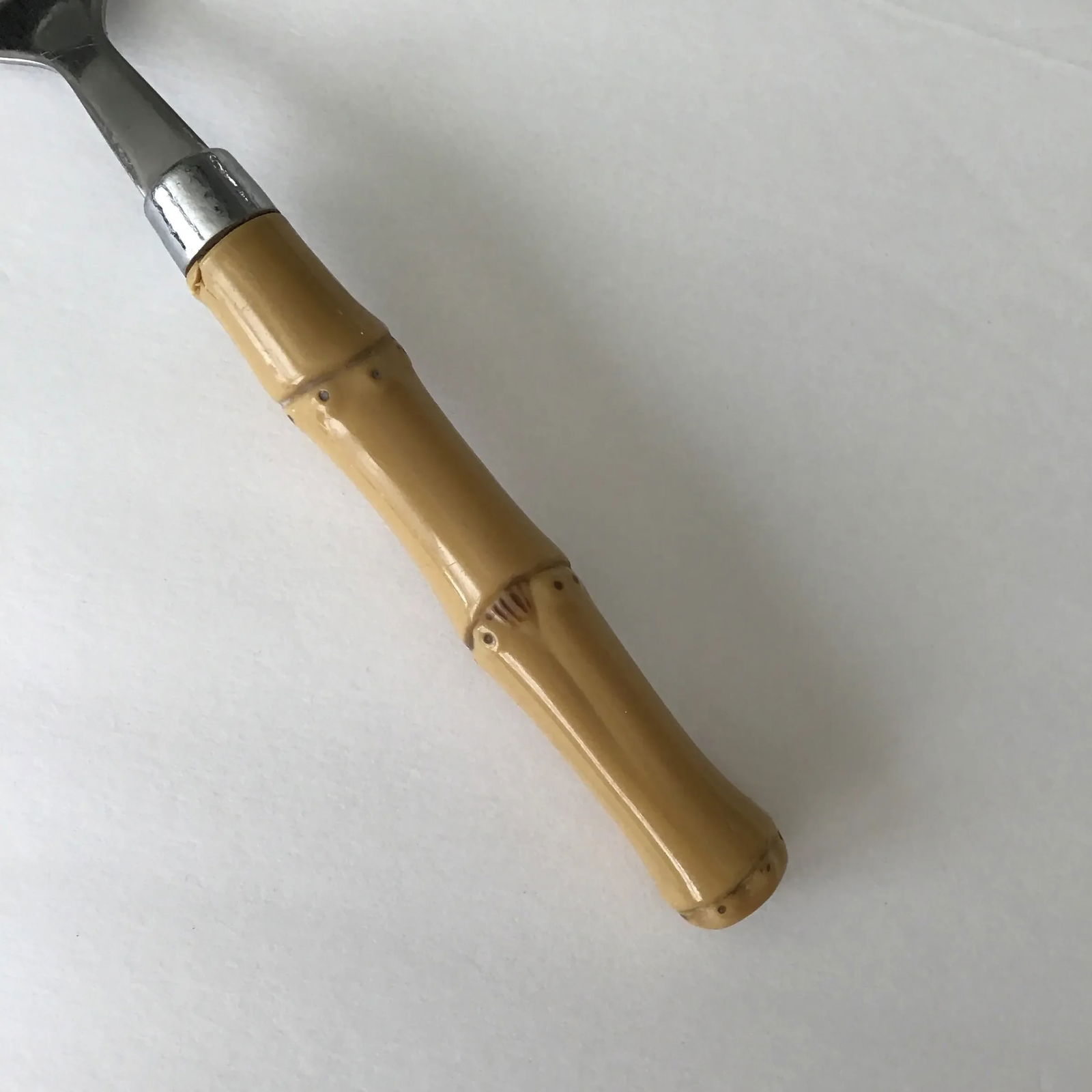 Bamboo Vintage Tableware Bamboo Handle Stainless Flatware Set of 16 Pieces - 9