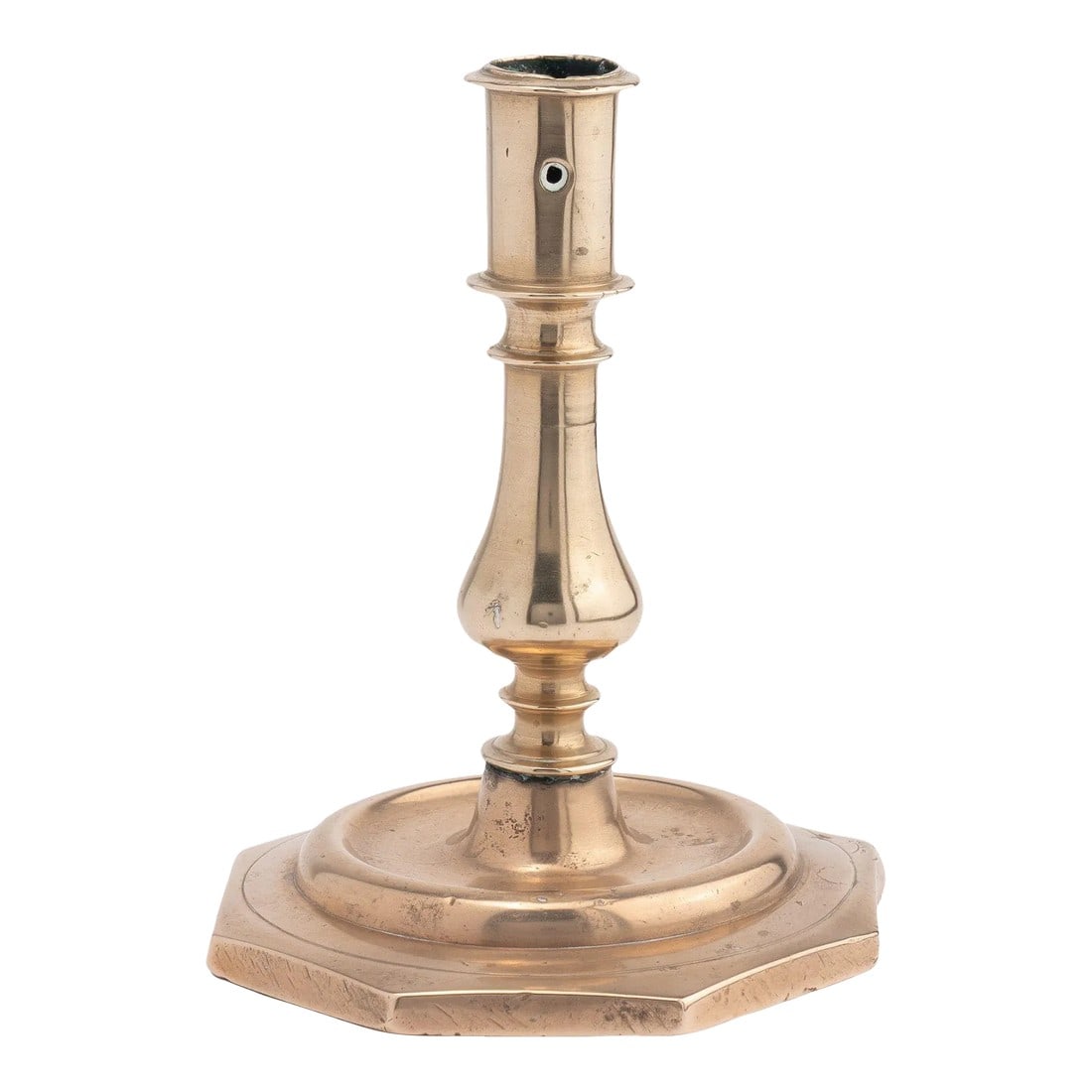 French or English Cast Bell Metal Candlestick, 1680-1720 (1 of 7)