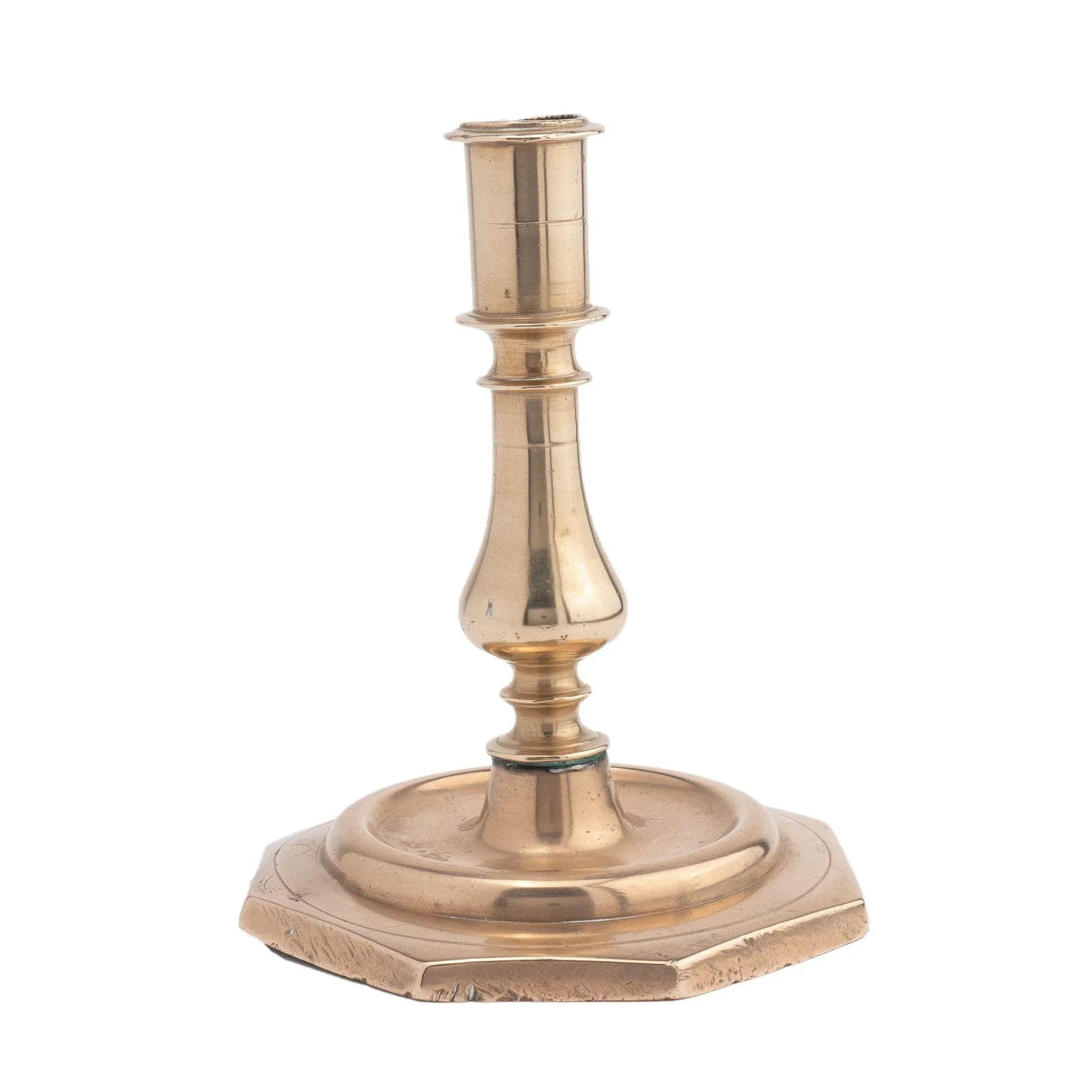 French or English Cast Bell Metal Candlestick, 1680-1720 - 2