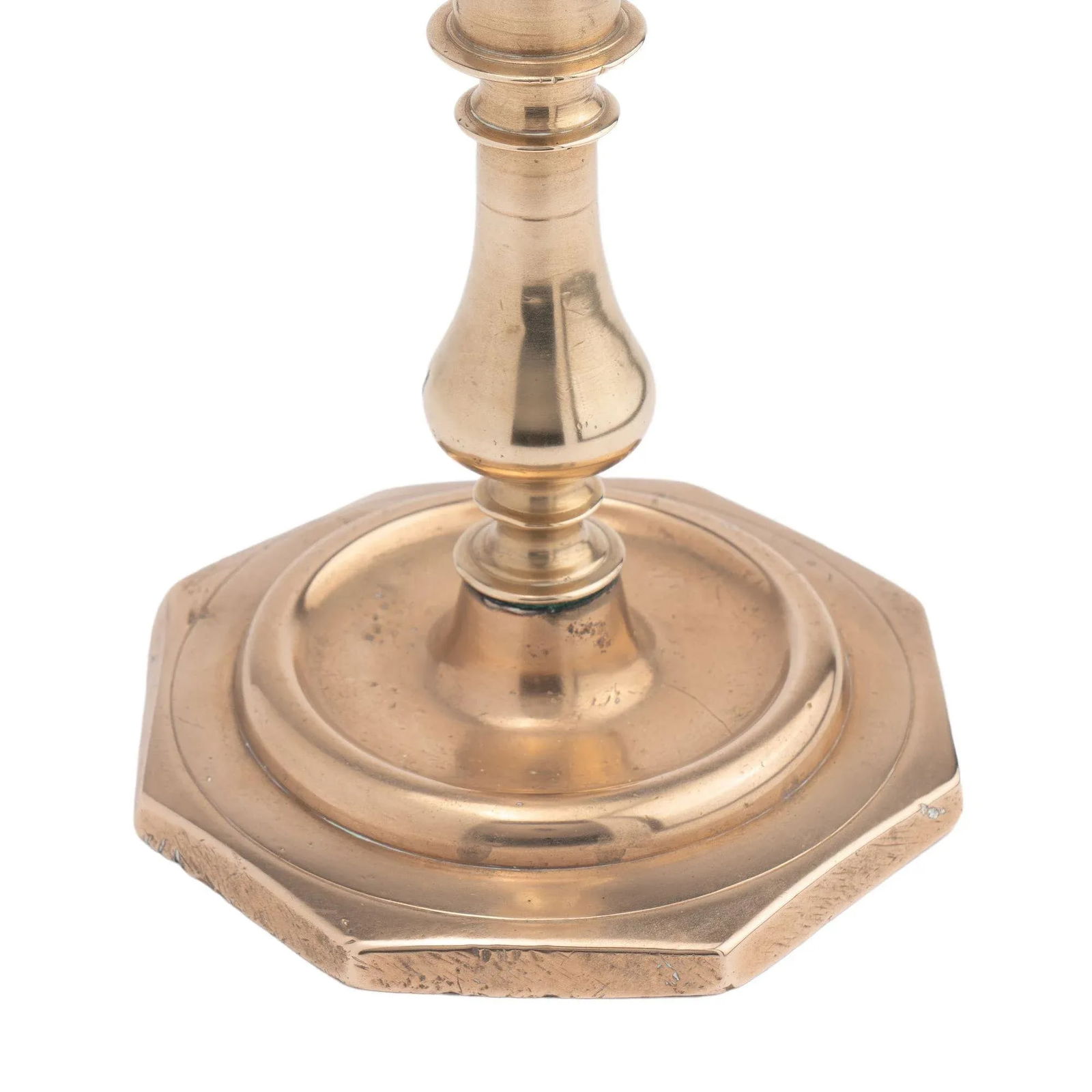 French or English Cast Bell Metal Candlestick, 1680-1720 - 4