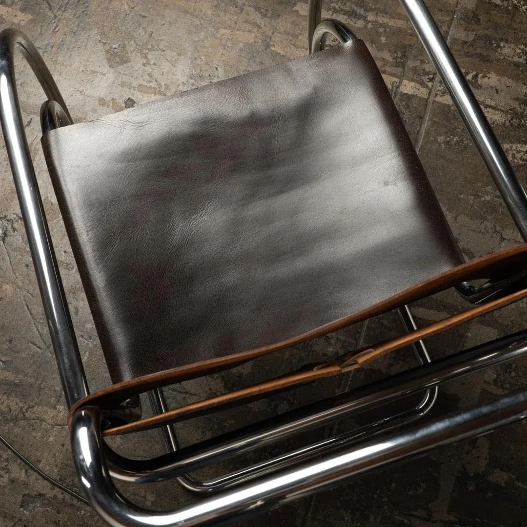 1970s Knoll Leather Chrome Chairs Mr20 Ludwig Mies Van Der Rohe - a Pair - 7