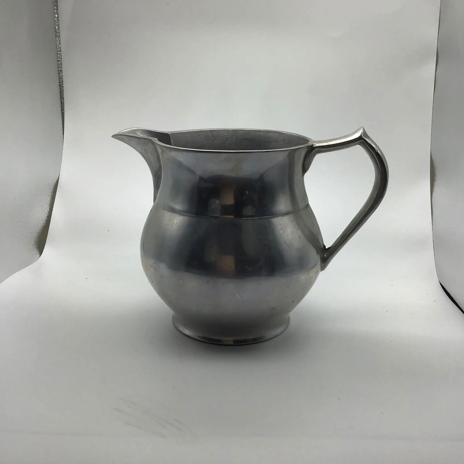 Wilton 1970s Vintage Pewter Pitcher Columbia Pa, Usa Pewter Water Plough English Tavern Pitcher - 11