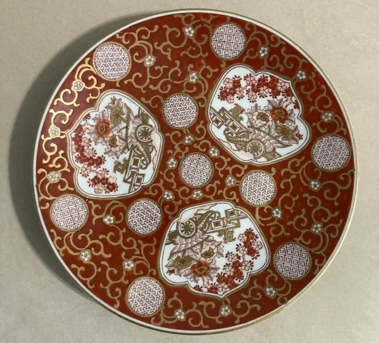 20th C Gold Imari Porcelain Ginger Jar Set- 4 Pieces - 3