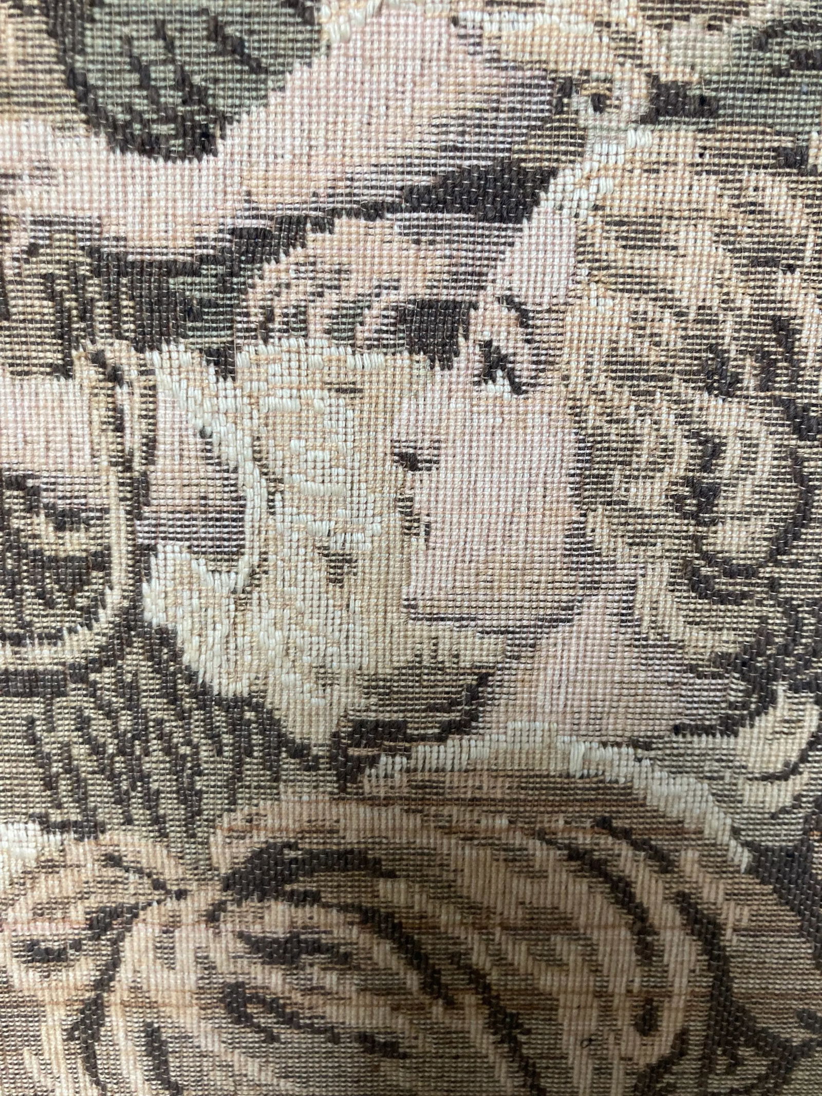 Mid 20th C Aubusson Style Inspired by Francis Boucher Vertical Verdure Romantic Wall Tapestry - 7