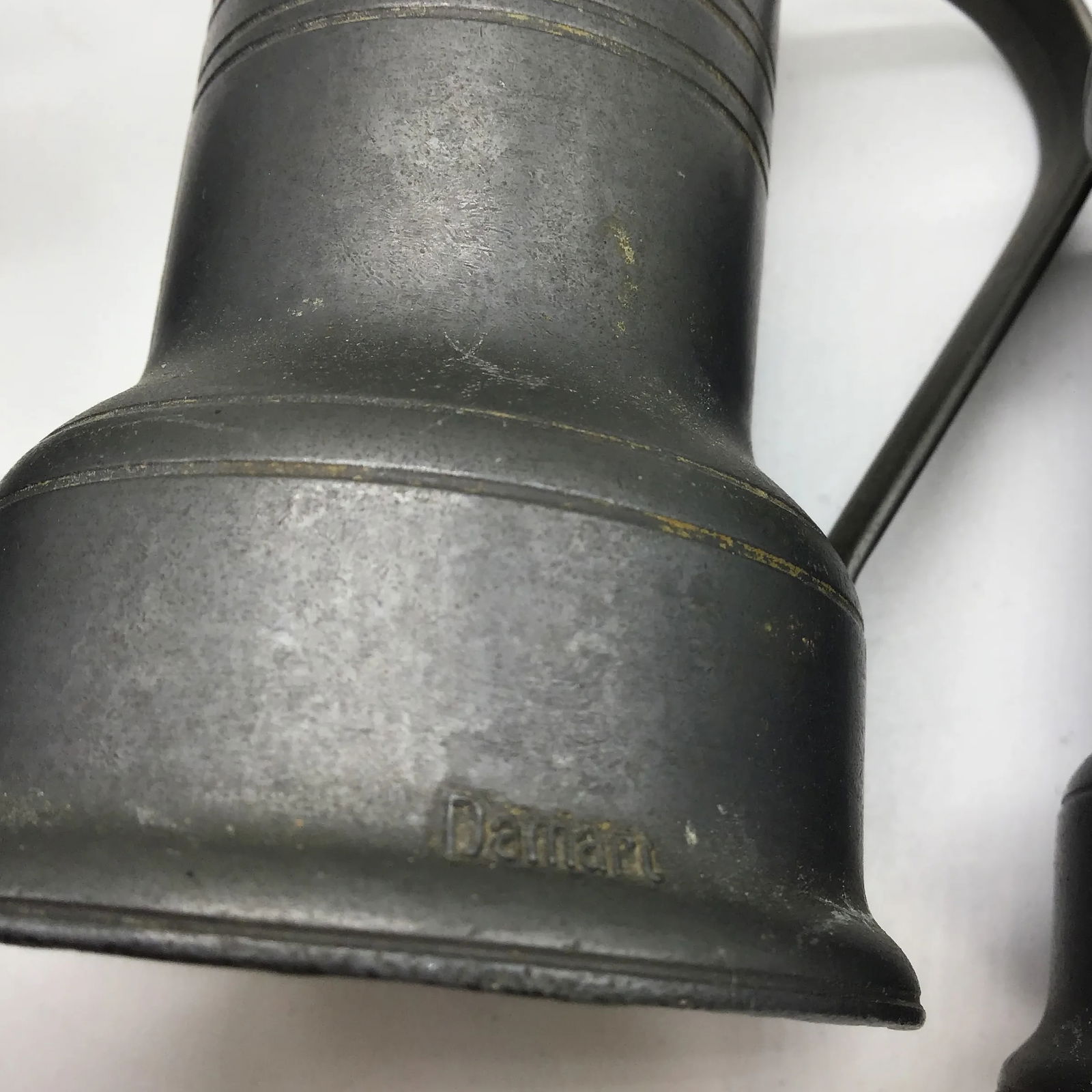 Pewter French Country Pitchers Antique Pitchers French Primitive Pewter Measure Pitchers Damart Fran - 7