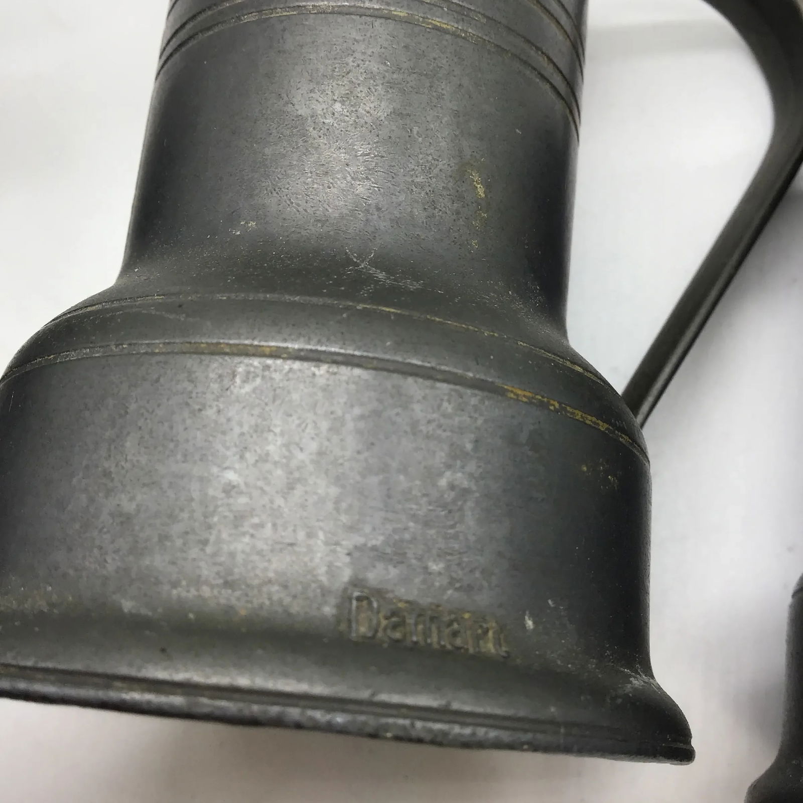 Pewter French Country Pitchers Antique Pitchers French Primitive Pewter Measure Pitchers Damart Fran - 8