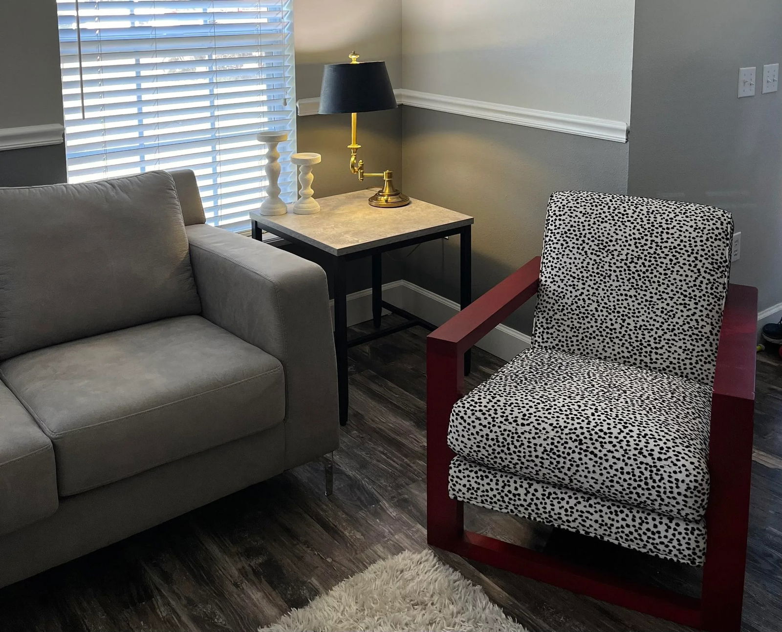 Thayer Coggin Roger Lounge Chair in Fireball - 2