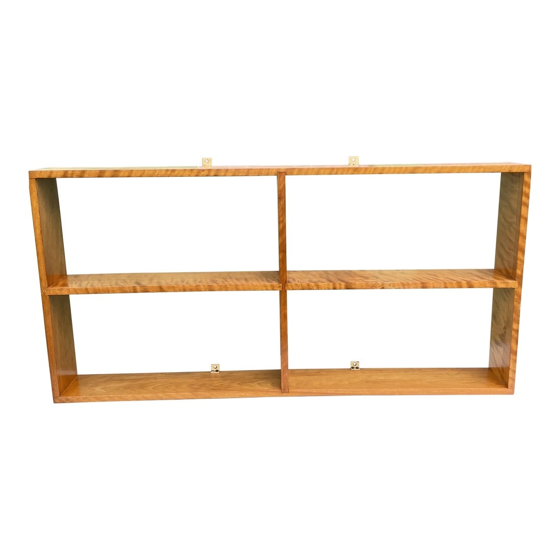 Mid Century Curly Maple Wall Shelf (1 of 9)