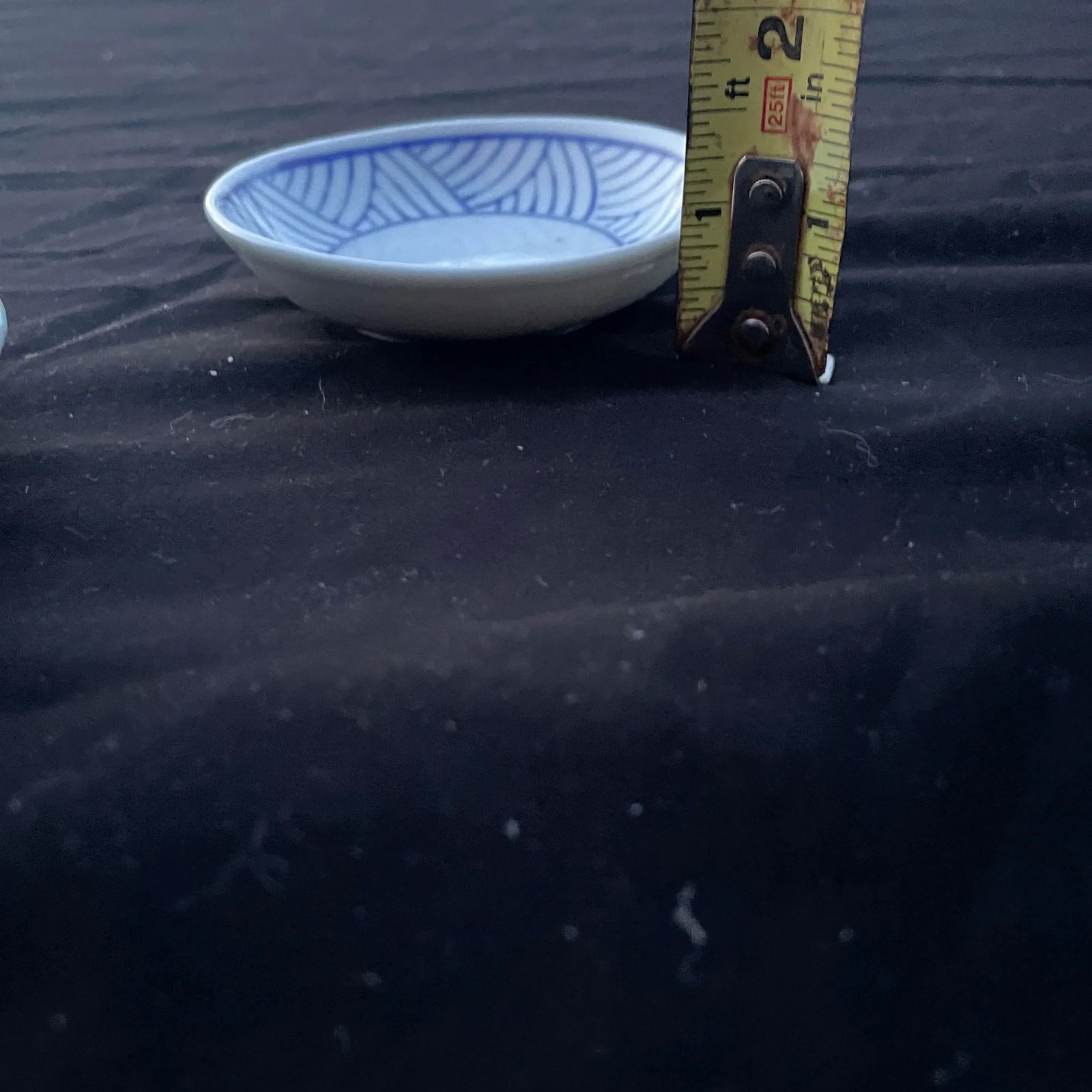 Contemporary Williams and Sonoma Blue and White Finger Bowls- Set of 8 - 5