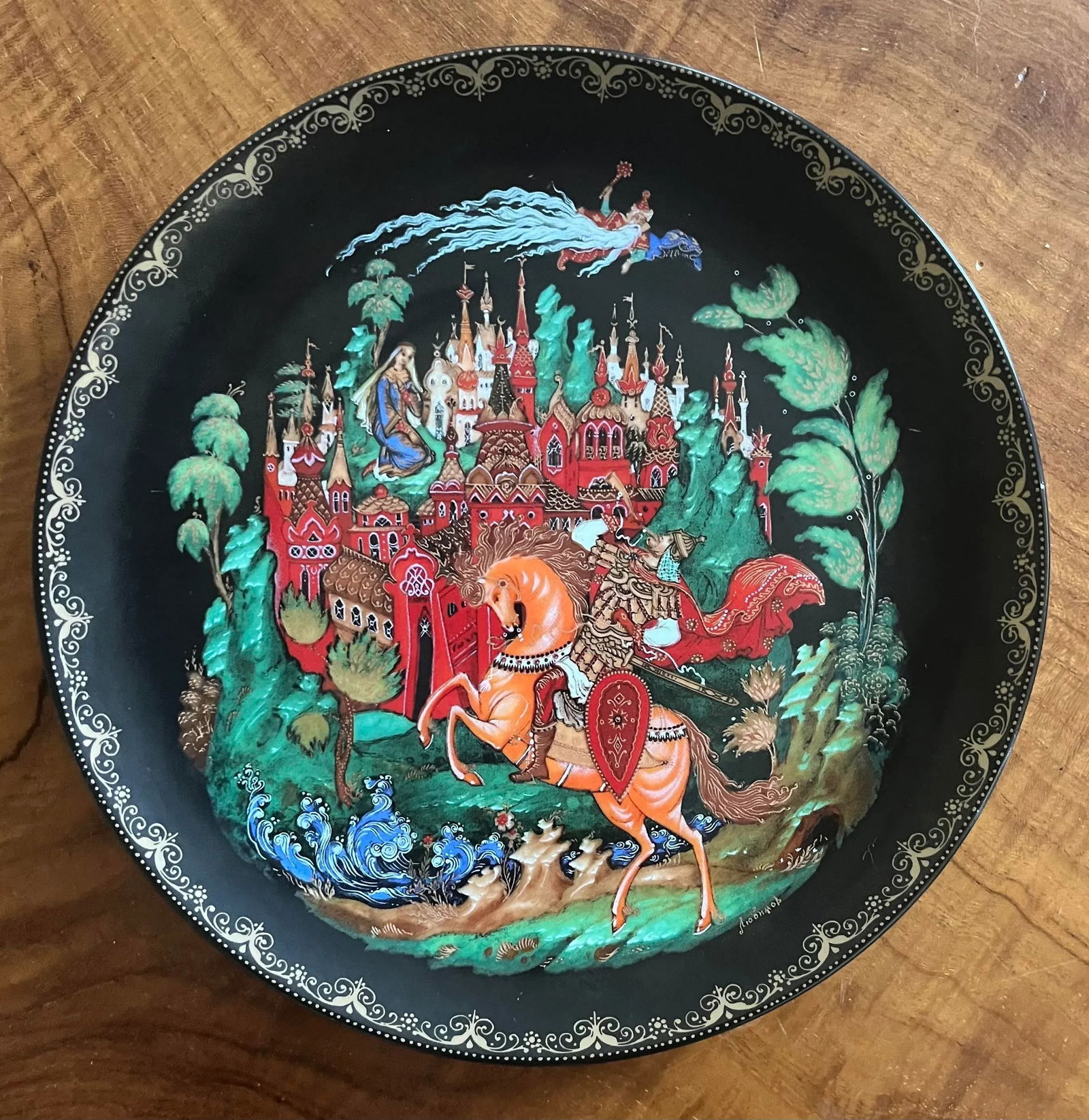 1980s Ruslan and Ludmilla Plate 1 From the Legends Collection - 5