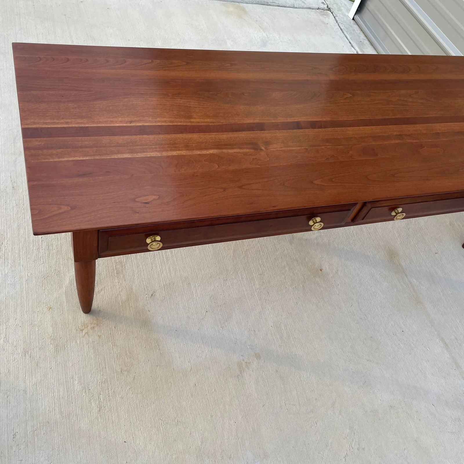 Mid Century / Traditional Solid Cherry Willett Coffee Table - 12