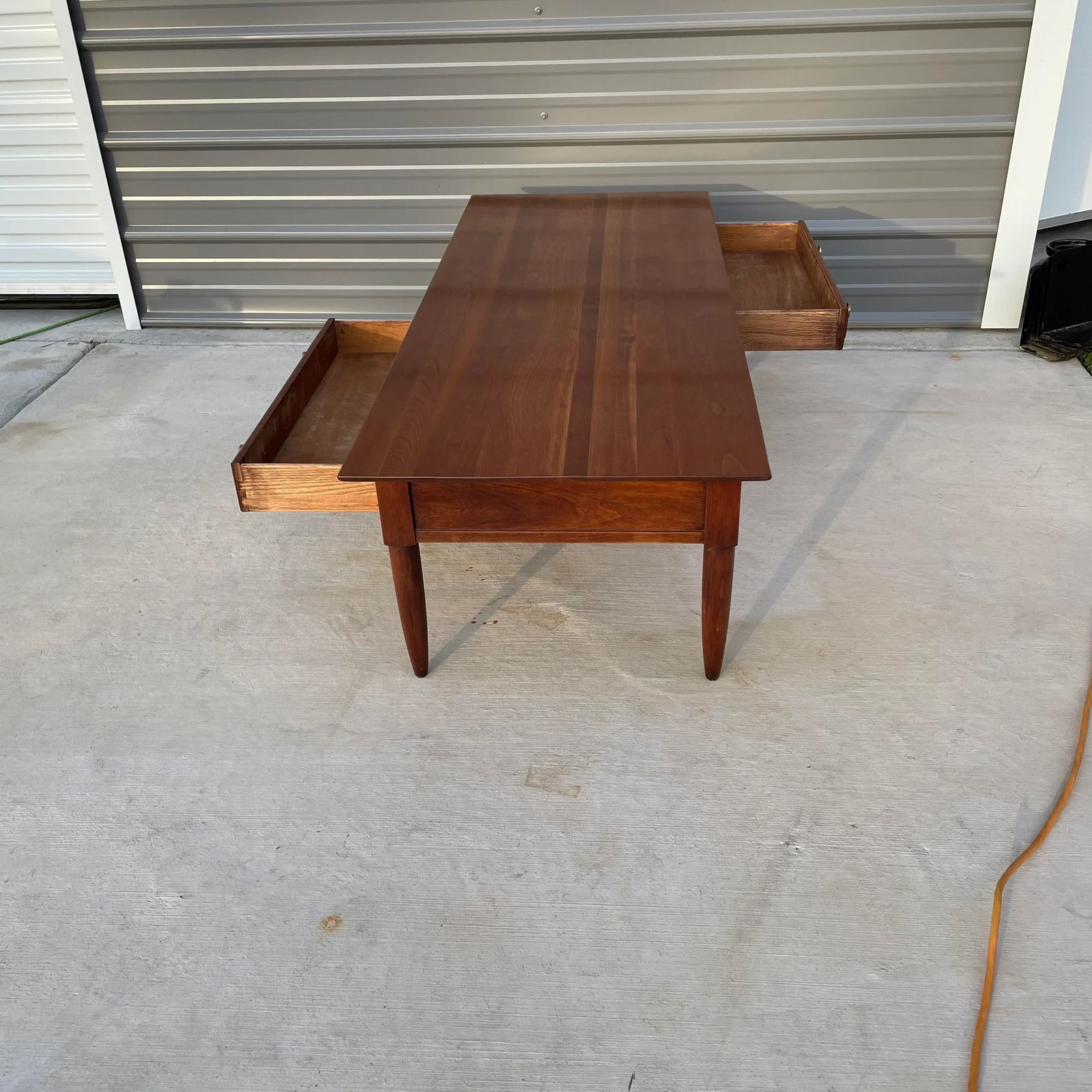 Mid Century / Traditional Solid Cherry Willett Coffee Table - 6