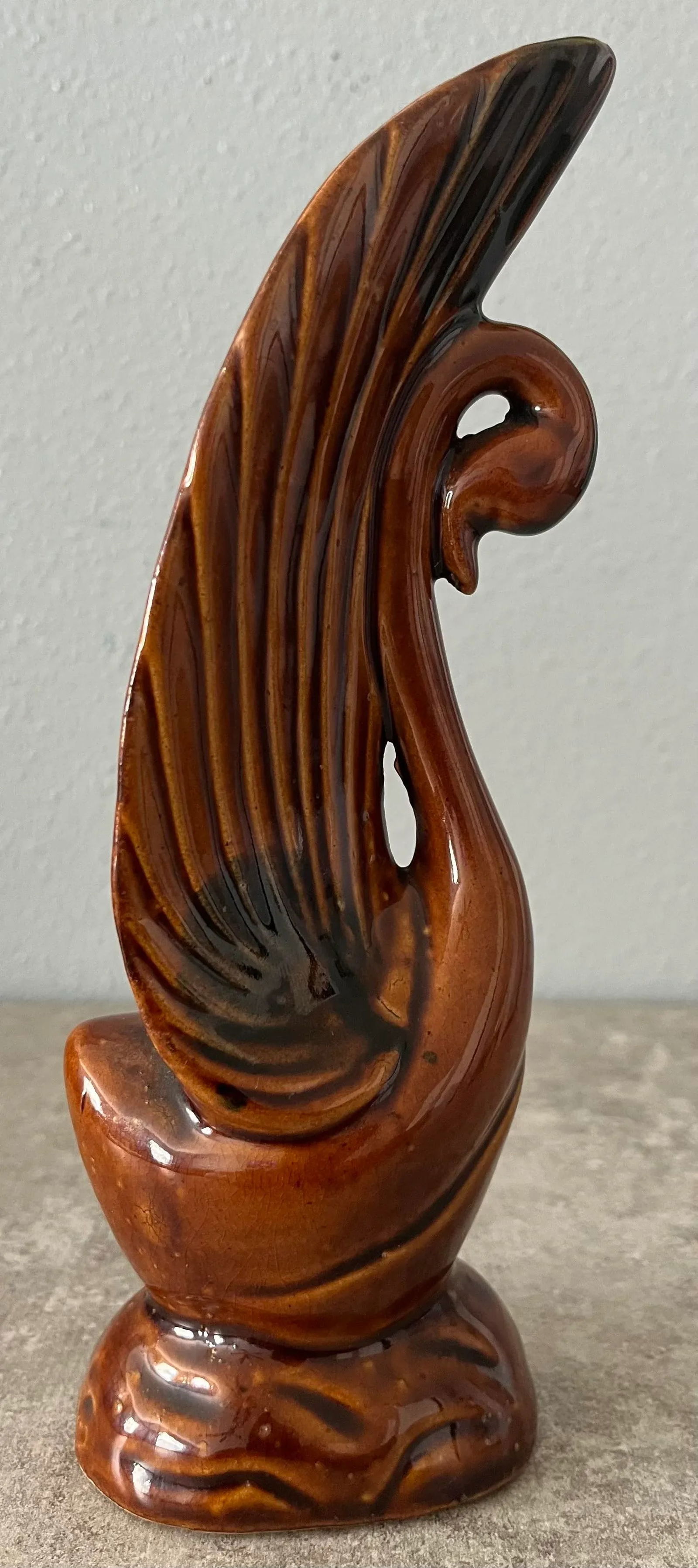 Mid Century Modern Porcelain Swan Figurine - 8