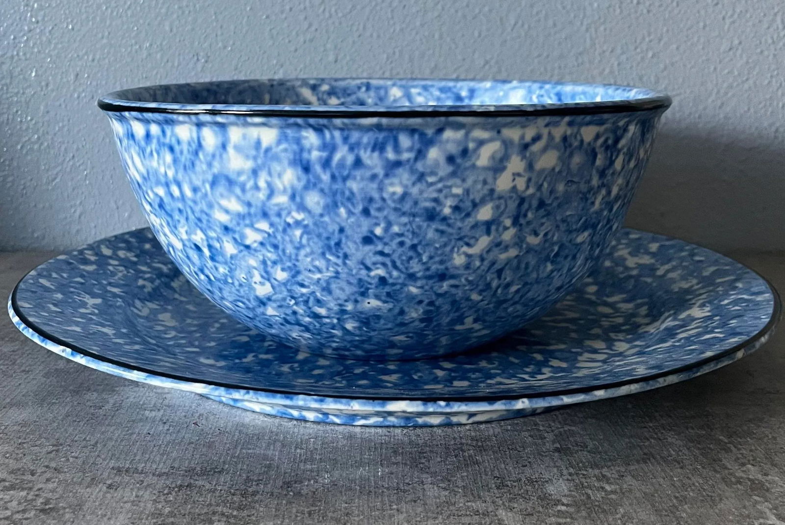 1970s Stangl Town and Country Serving Plate and Bowl Set- 2 Pieces - 2