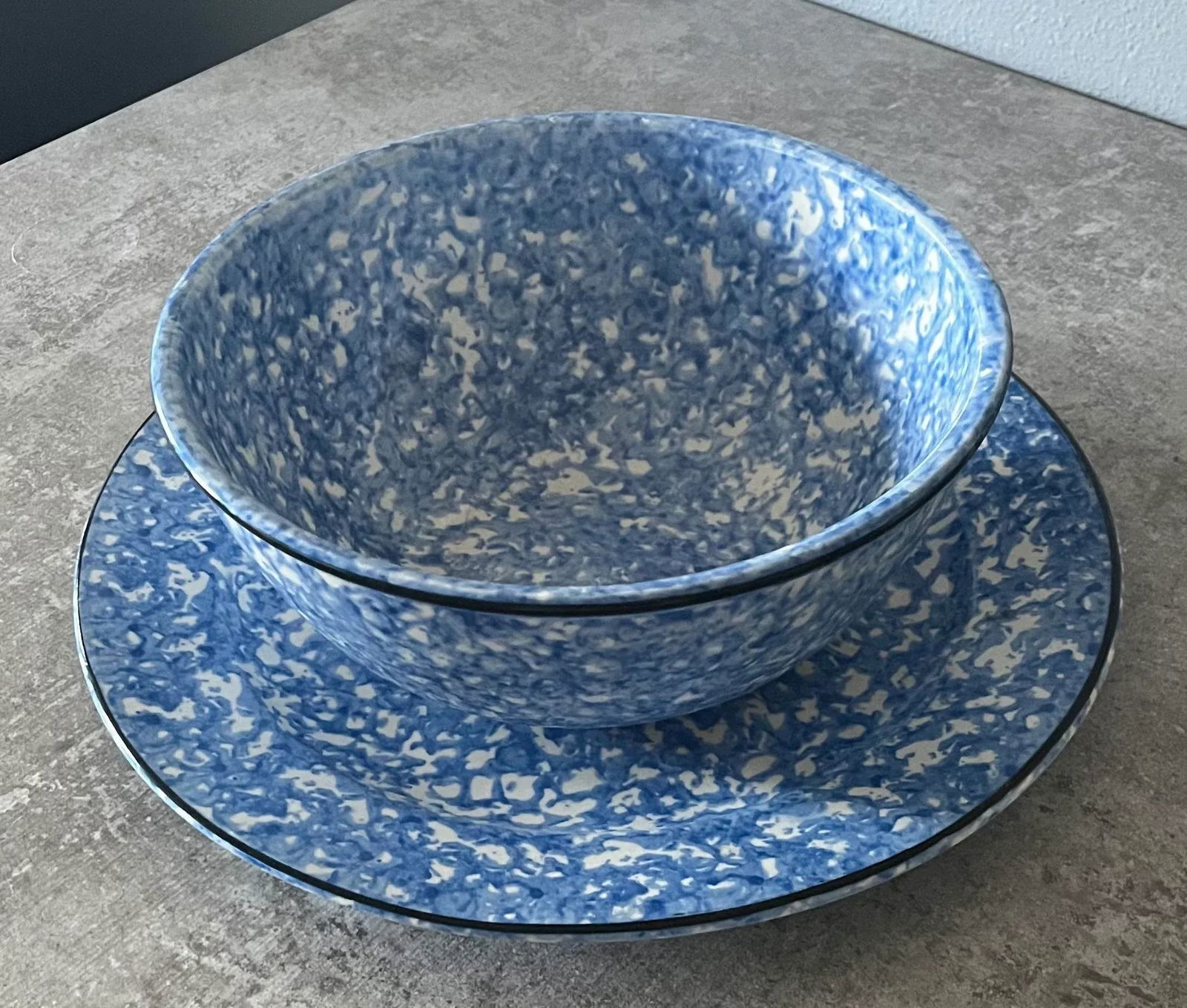 1970s Stangl Town and Country Serving Plate and Bowl Set- 2 Pieces - 8