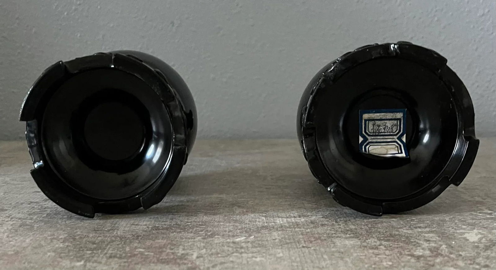 1980s Chinese Hand-Painted Foochow Vases- a Pair - 8