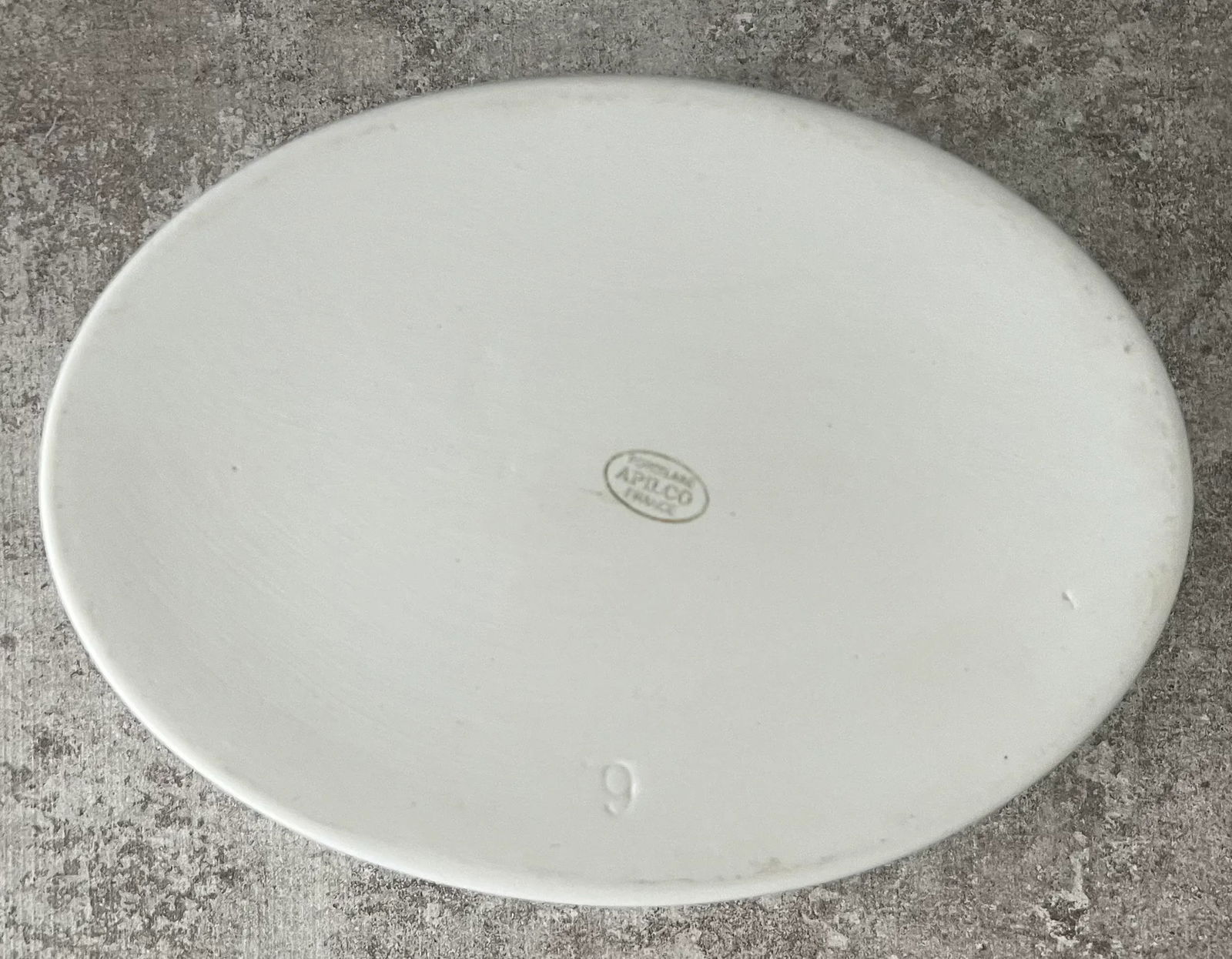 Aplico France Porcelain Bunny Casserole or Baking Dish With Lid- Marked - 9