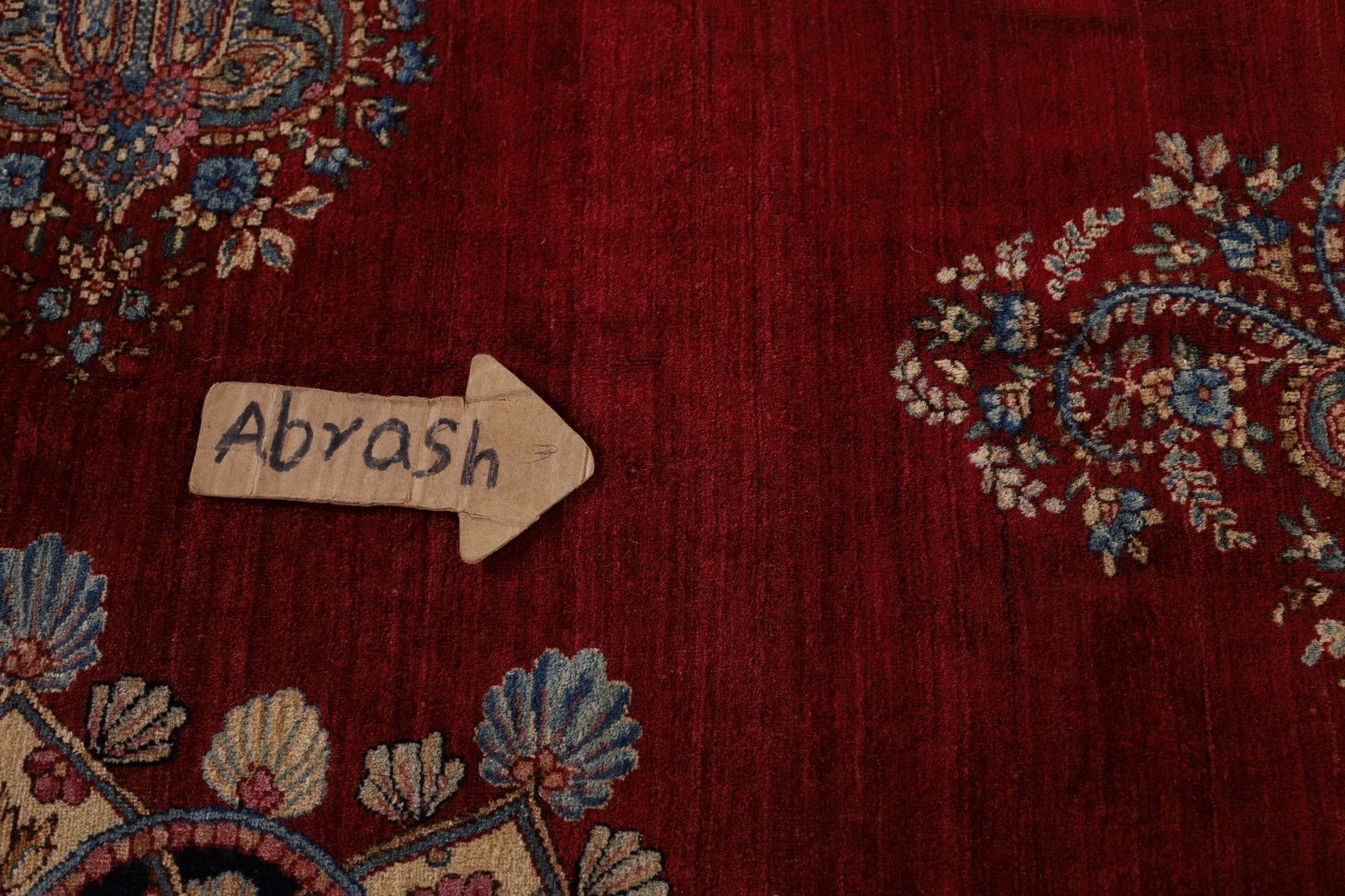 Pre-1900 Vegetable Dye Kerman Ravar Persian Large Rug 14x19 - 12