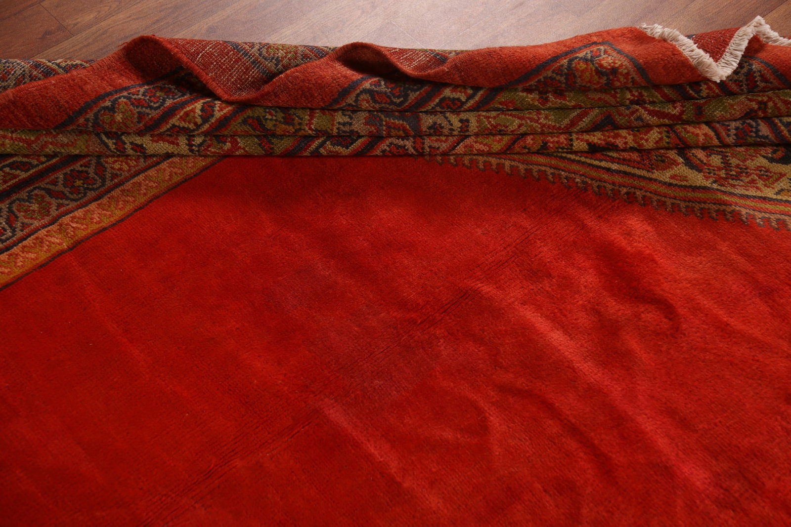 Pre-1900 Vegetable Dye Sultanabad Persian Large Rug 10x17 - 20