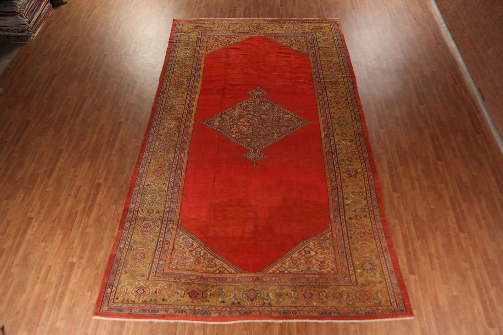 Pre-1900 Vegetable Dye Sultanabad Persian Large Rug 10x17 - 3
