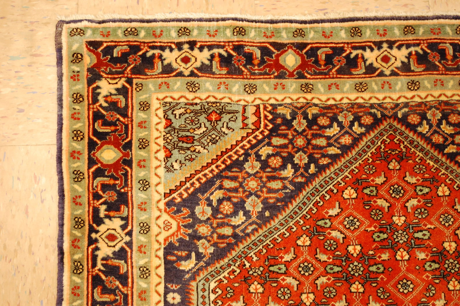 PERSIAN BIJAR RUG 3' 8" X 5'7" - 5