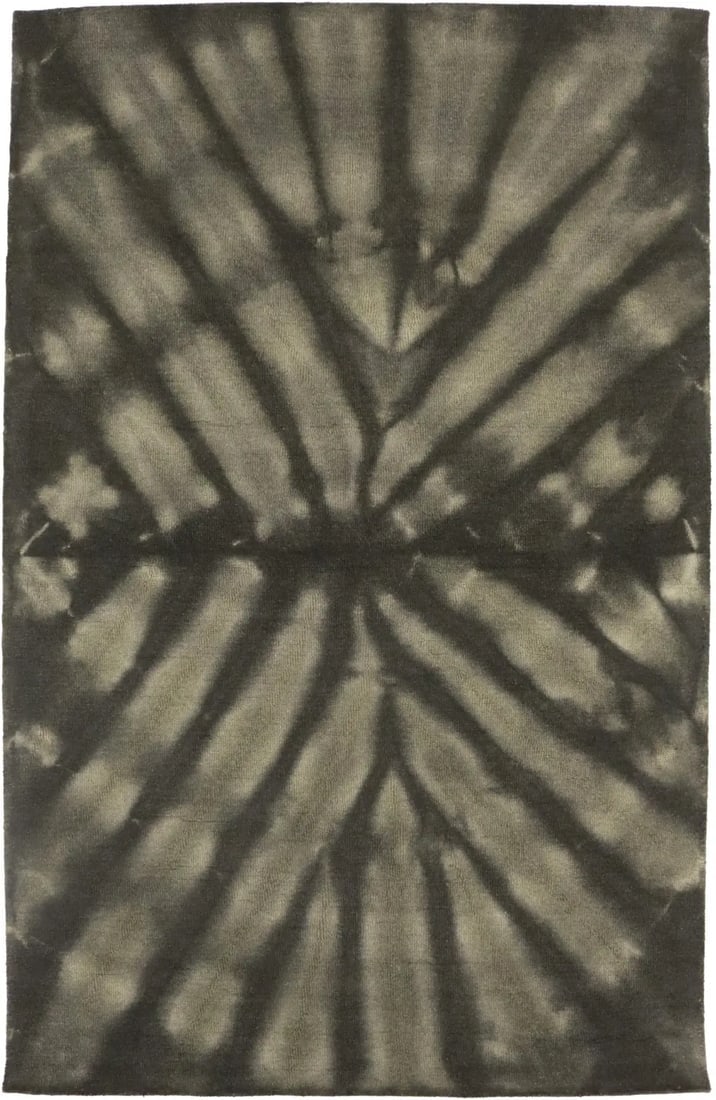 Dark Brown Tie-Dye 5X8 Hand-Tufted Modern Rug: Title: Dark Brown Tie-Dye 5X8 Hand-Tufted Modern RugDescription:Contemporary Dark Brown Tie-Dye 5X8 Hand-Tufted Modern Rug Kids Bedroom CarpetMaterials:WoolDimension:5'0 X 8'0 Ft Reserve: $254.00 