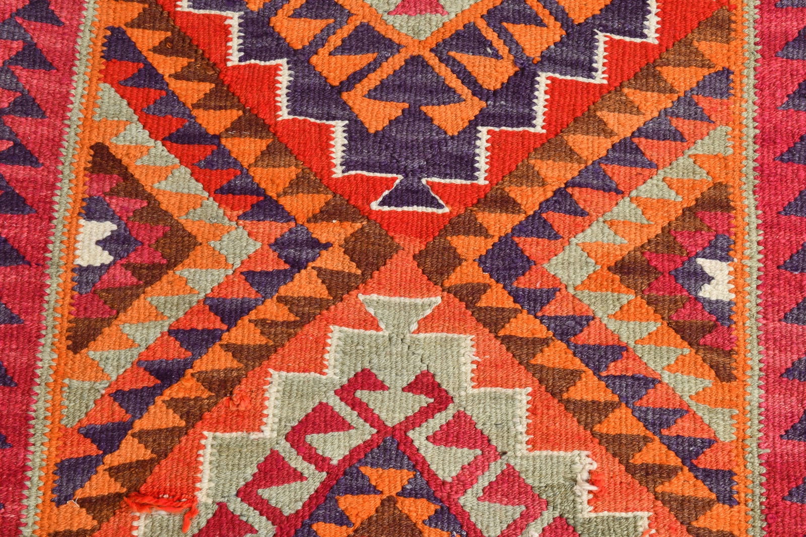 3'1'' x 9'8'' Turkish Handmade Kilim Rug - 33746 - 7