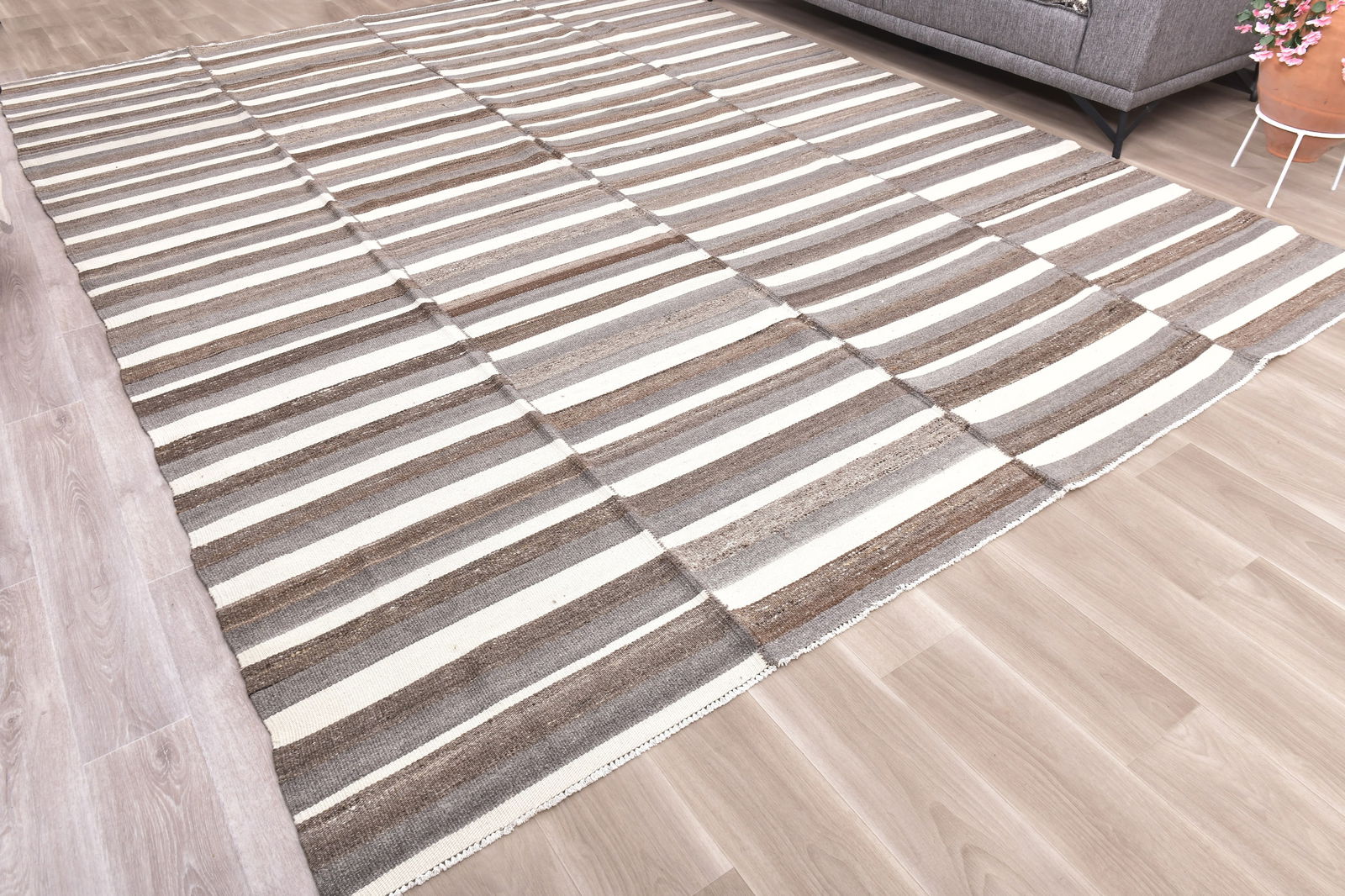 10'0'' x 12'9'' Turkish Handmade Kilim Rug - 35115 - 2