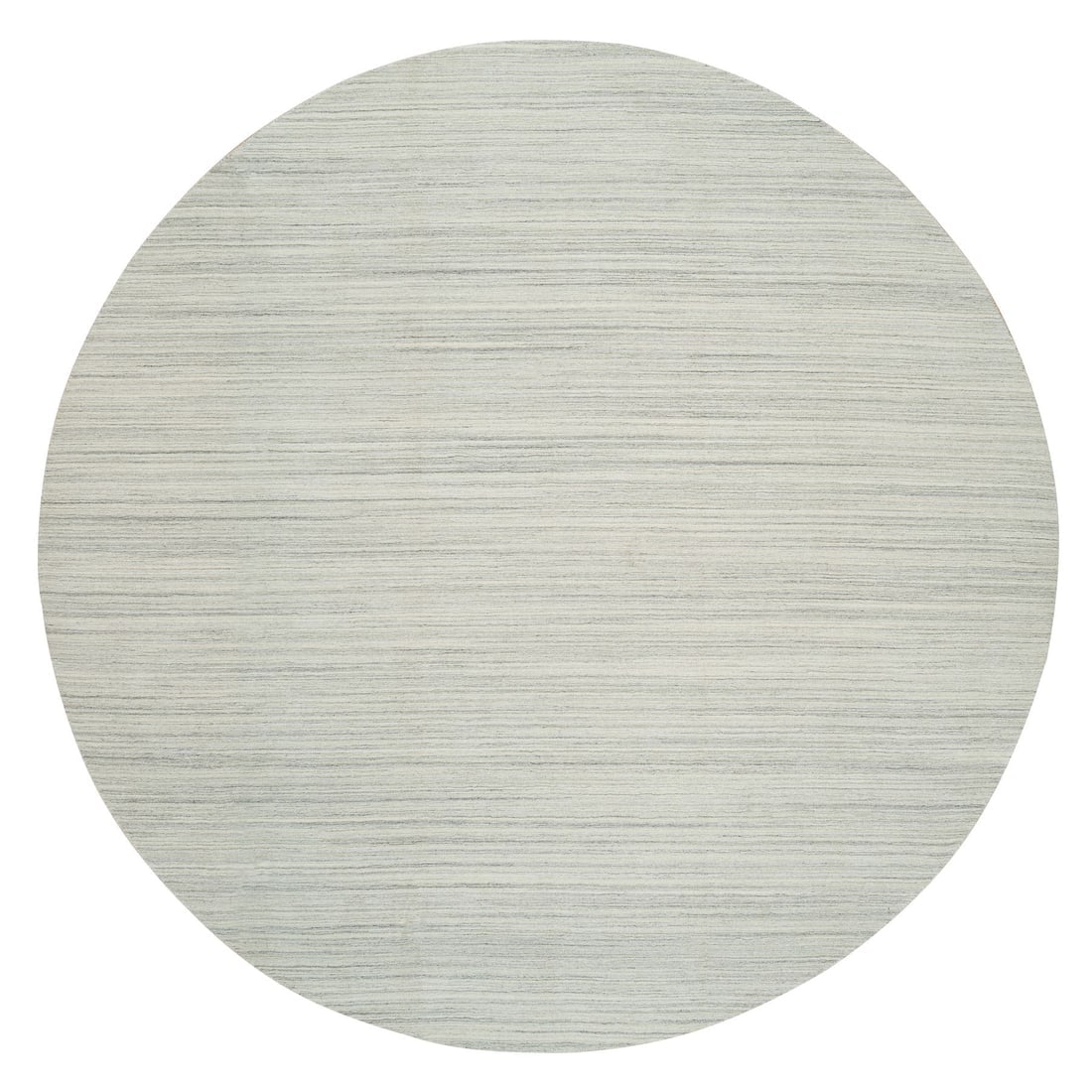 Ivory and Cream, Hand Loomed, Undyed Natural Wool Modern Design Rug: Title: Ivory and Cream, Hand Loomed, Undyed Natural Wool Modern Design RugDescription:This is a truly genuine one-of-a-kind. It has been Knotted for months and months in the centuries-old weaving