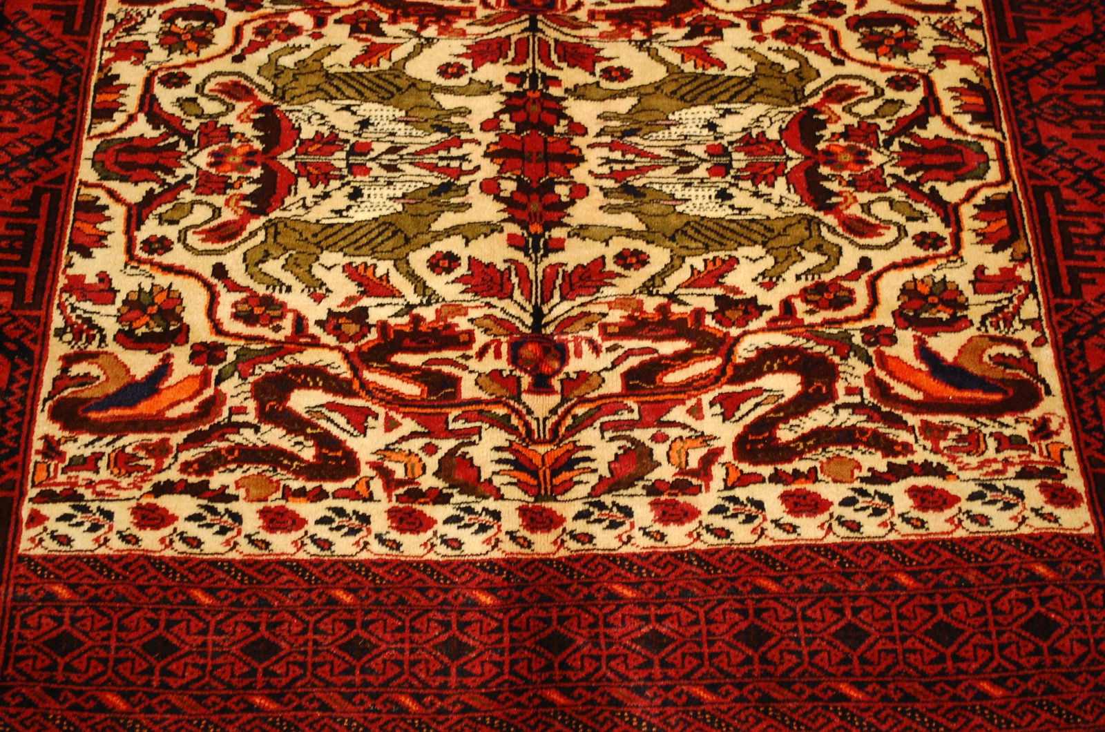 PERSIAN BALOUCHI RUG 3.9x7.7 - 2