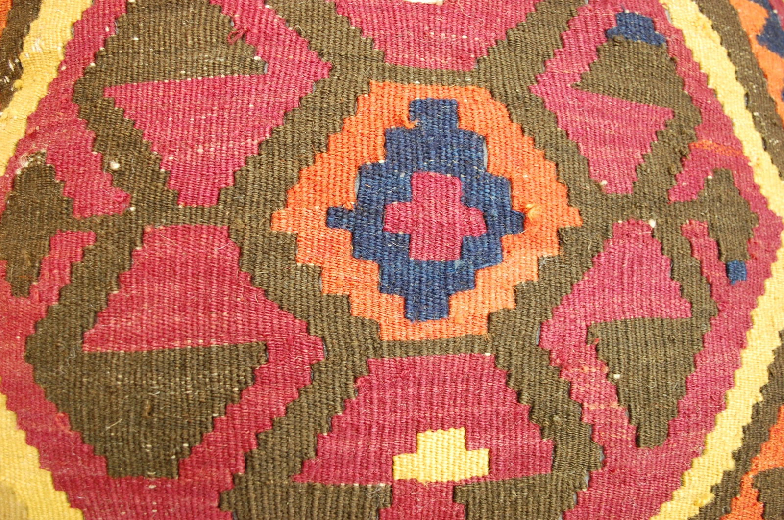 Hand-Made Pillow Cushion Rug 1'6" x 1' 8" - 2