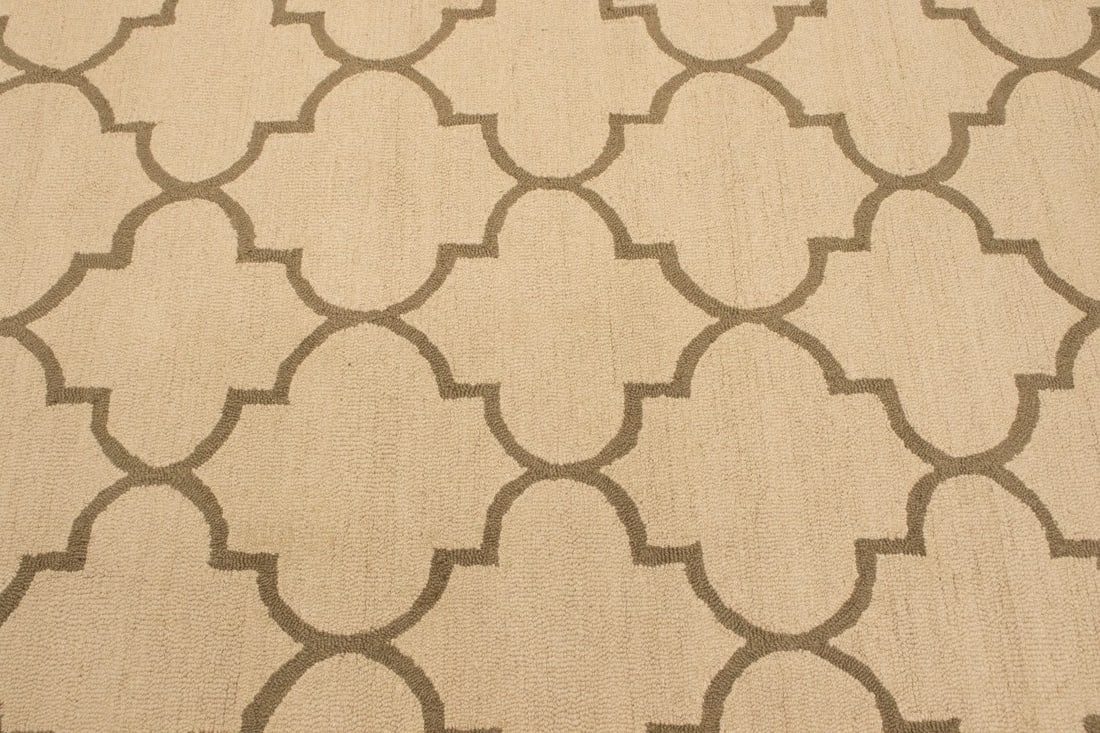 Solar Orange Tie-Dye 5X8 Hand-Tufted Modern Rug - 7