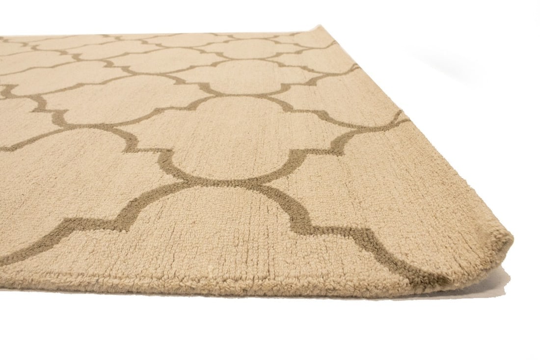 Solar Orange Tie-Dye 5X8 Hand-Tufted Modern Rug - 9